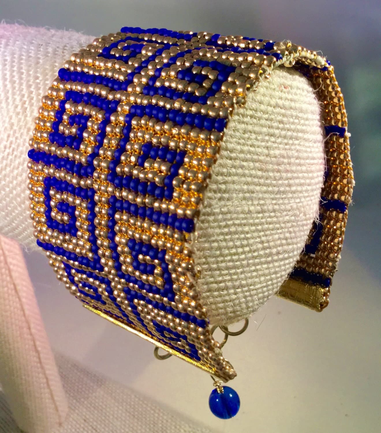 Egyptian Style Bracelet Approx 7 Long Hand Woven By AnimabyMina   Il Fullxfull.829927476 7hnu 