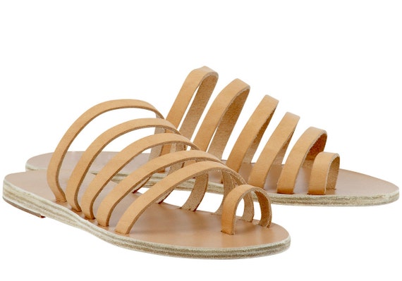 Niki ancient greek leather sandals