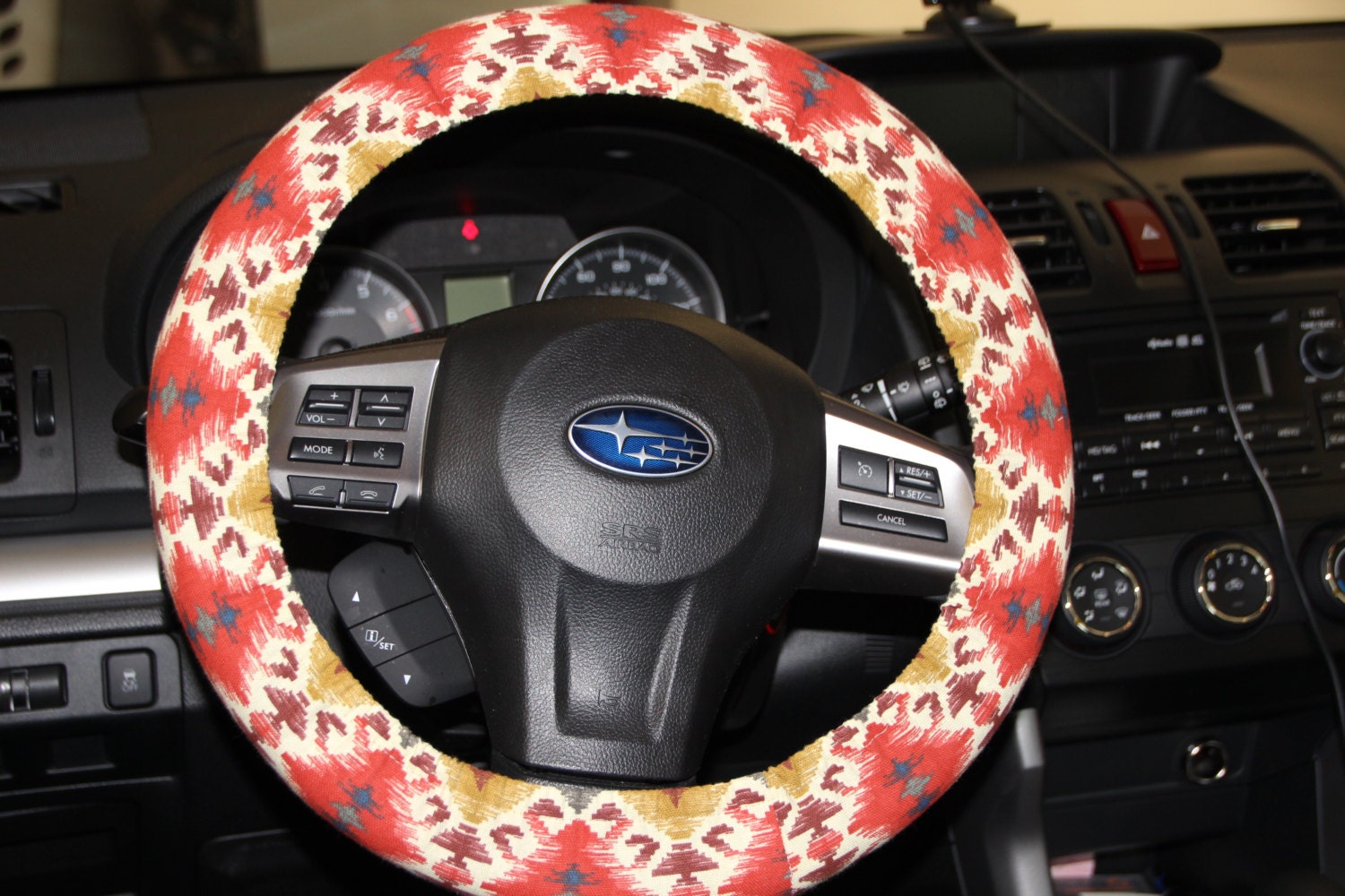 Aztec Steering Wheel Cover . Tribal Wheel Cover . by Wheelering