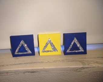 Mini Tri delta canvases