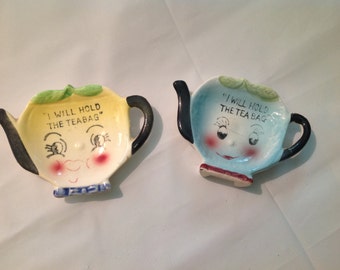 SWEET TEA !! Vintage tea bag holder