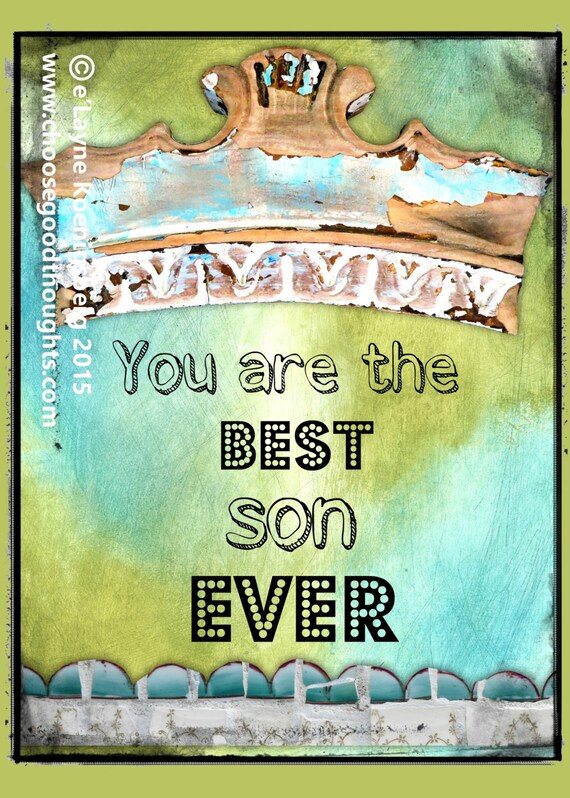 You Are the Best Son Ever Greeting Card 24