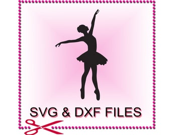Ballerina SVG Files for Cutting Ballet Cricut Dance Designs - SVG Files for Silhouette - Instant Download