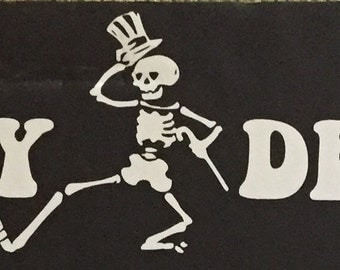 PLAY DEAD vinyl Grateful Dead sticker