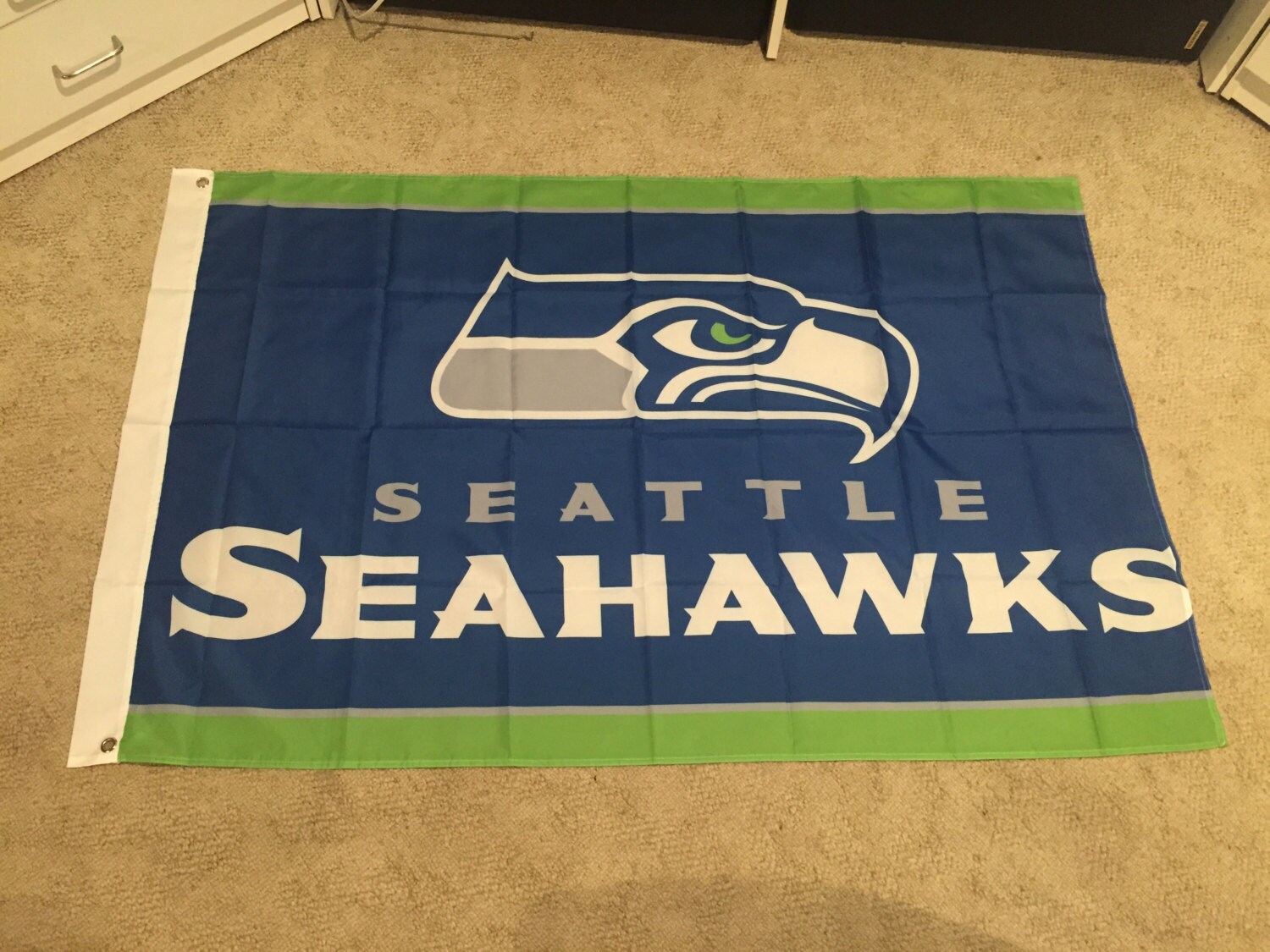 Seahawk Flag Seahawks Flag Seahawks Seattle By Whatsyoursignpnw