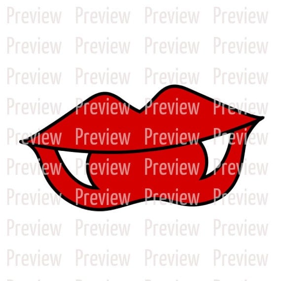 Download CUTTING FILE Halloween Vampire Teeth SVG by TLMDigitalDesigns