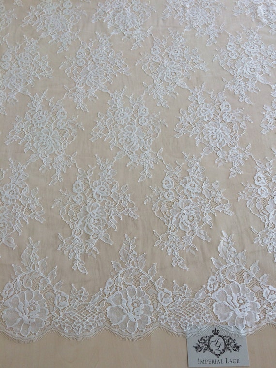 Lace fabric  ivory color  Wedding  dress  lace Gorgeous 