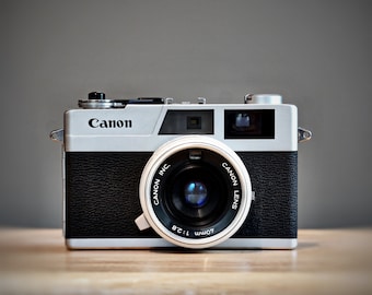 Art Print of Canon Rangefinder Canonet 28 Vintage Camera
