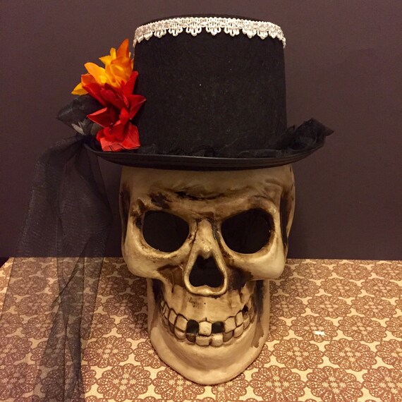 day of the dead top hat day of the dead top hat