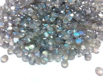 Natural Labradorite 14mm Faceted Cut Round - Calibrated Size - Blue Power Loose - Semi Precious - Gemstone - Wholesale Lot