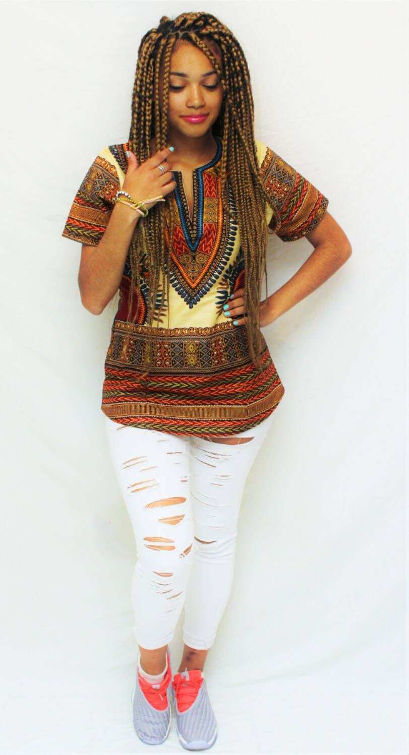 womens dashiki tops