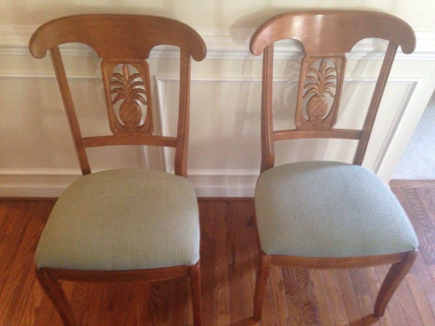 Pair Of Ethan Allen Legacy Pineapple Side Chairs Excellent Used