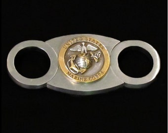 US Marines Cigar Cutter - Bronze/Two-Tone