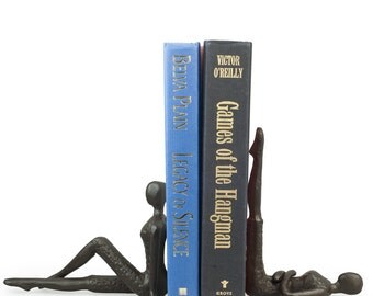 Ladies Stretching Metal Bookend Set Contemporary Style Home Decor Danya B™ ZI11217