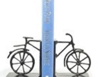 Bicycle Iron Bookend Set Contemporary Style Home Decor Danya B™ ZI12031