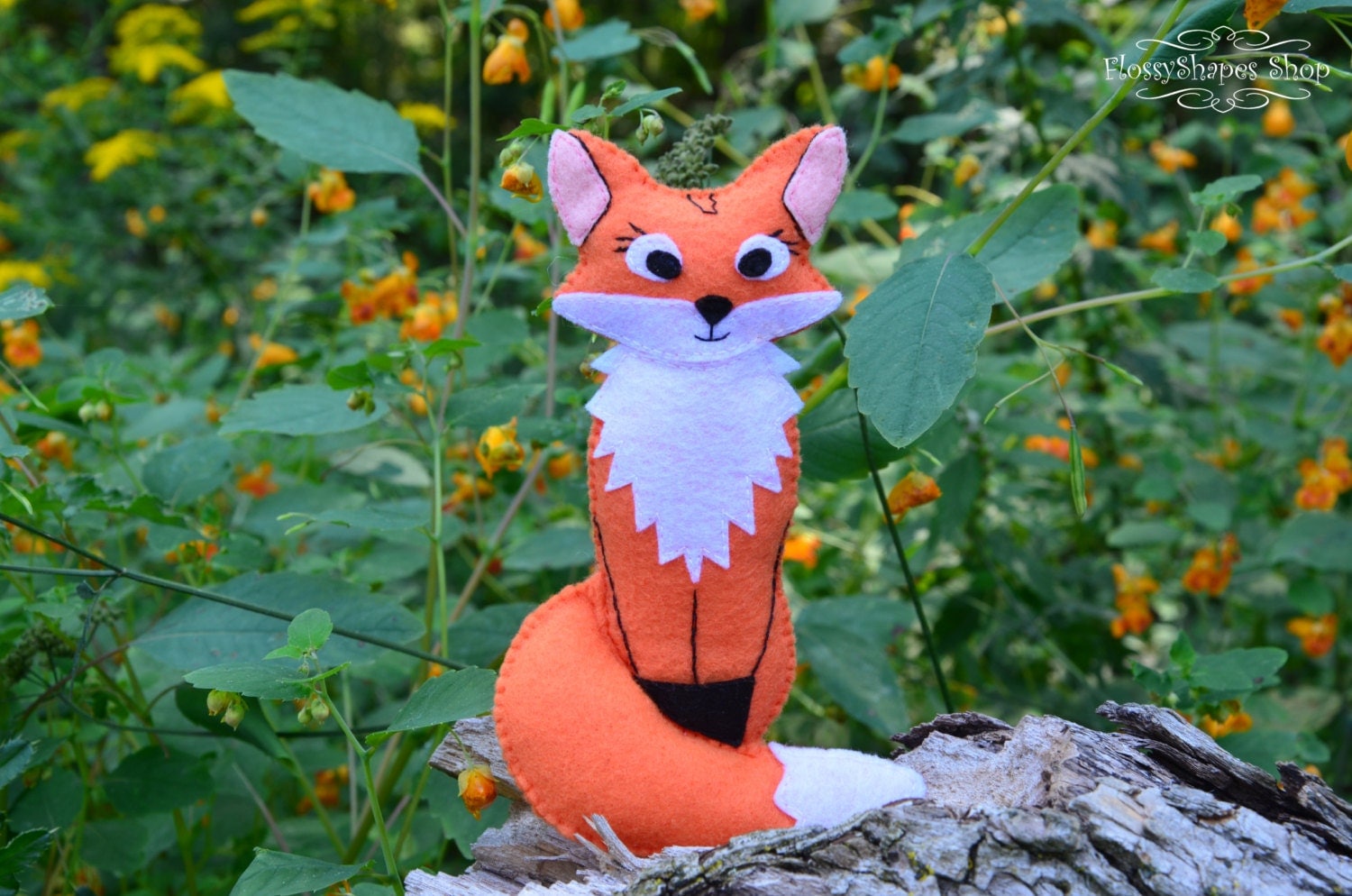 Felt Sewing Pattern Felt Fox Pattern Felt Animal Pattern