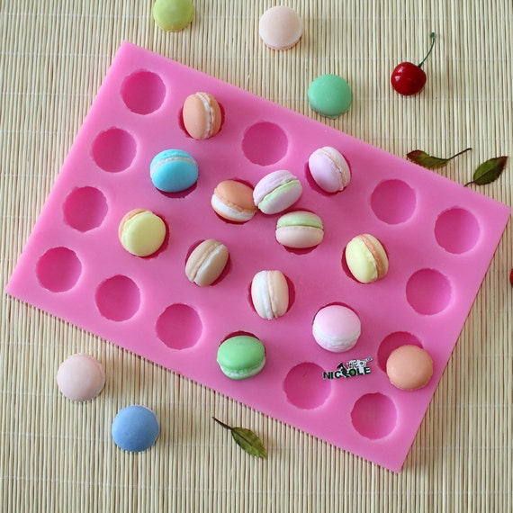 Mini Macaron Soap Mold Silicone Mold Soap Mould Crafts Candle