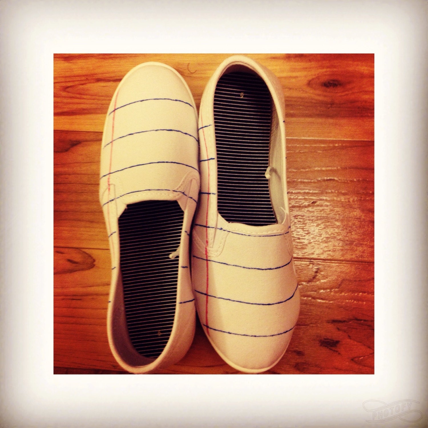 Notebook Paper Shoes