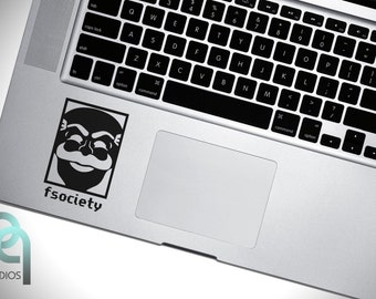 fsociety - inspired by Mr. Robot High Quality matte vinyl macbook or laptop keyboard decal, sticker