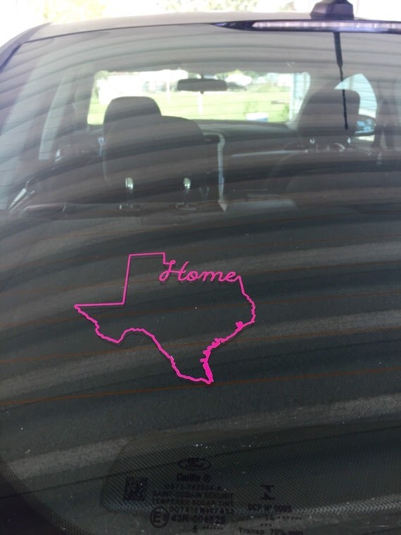 Texas Car Decal Home Texas Decal Texas Window Decal