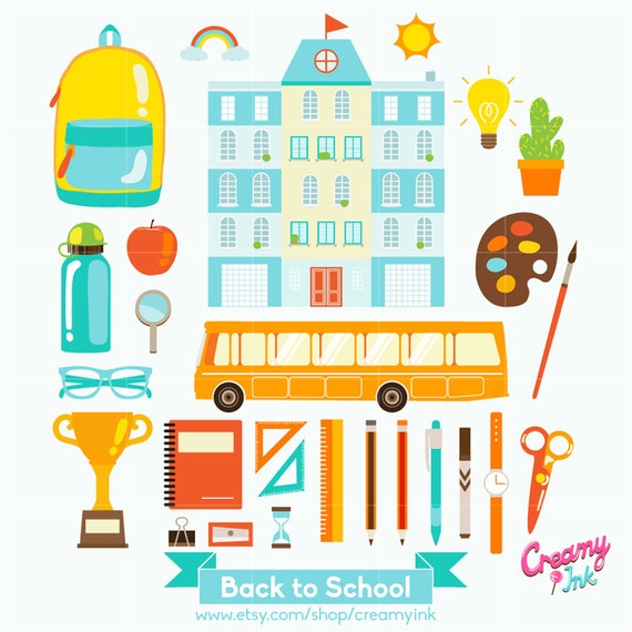 back to school party clip art - photo #18