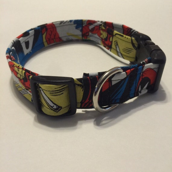 Marvel Comics Adjustable Dog Collar