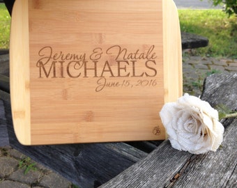 Monogram Engraved Cutting Board,Personalized Cutting Board,Shower Gift,Wedding Gift,Anniversary Gifts,Housewarming Gift,Laser Engraved