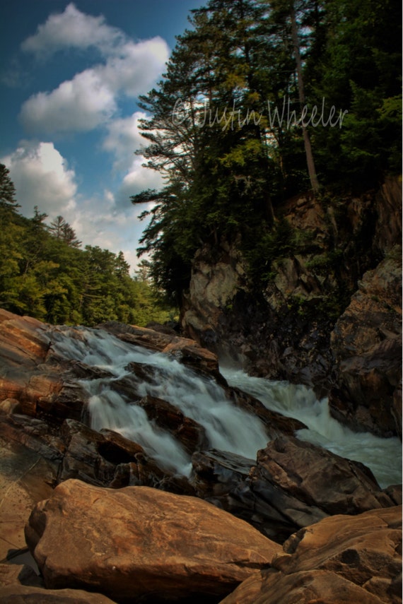 Livermore Falls Pemigewasset River Campton New Hampshire