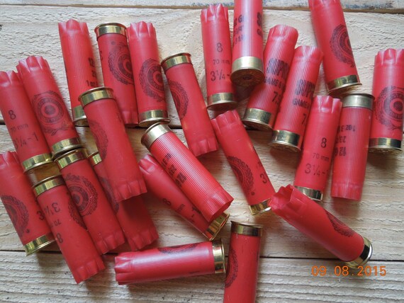 Shotgun shells (25 size lot) Red empty/once fired 12 gauge Estate ...