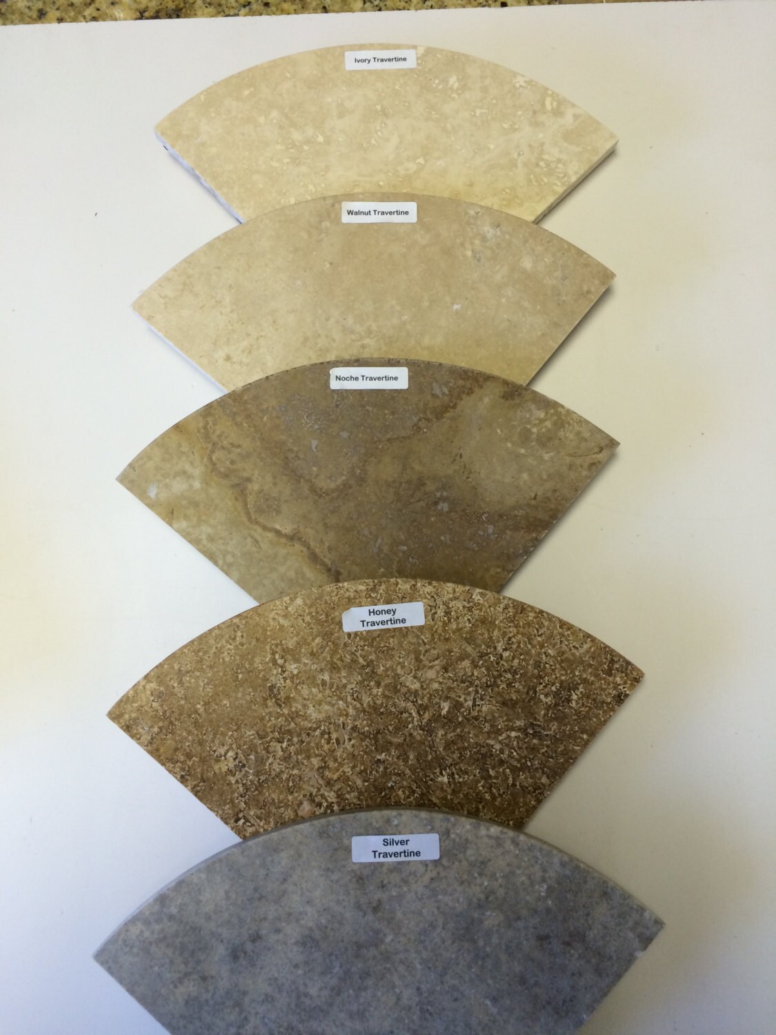 8 Travertine Quick Corner Caddy Corner stone shelf