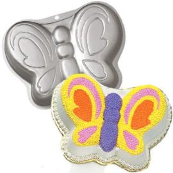Wilton Novelty 11x8.5 Butterfly Shaped Cake Pan by