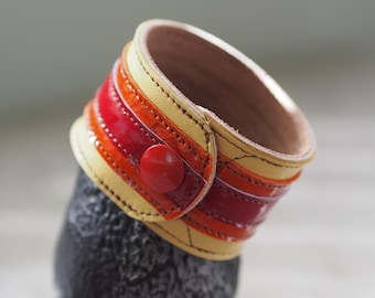 Jayne's Hat inspired leather wrist cuff