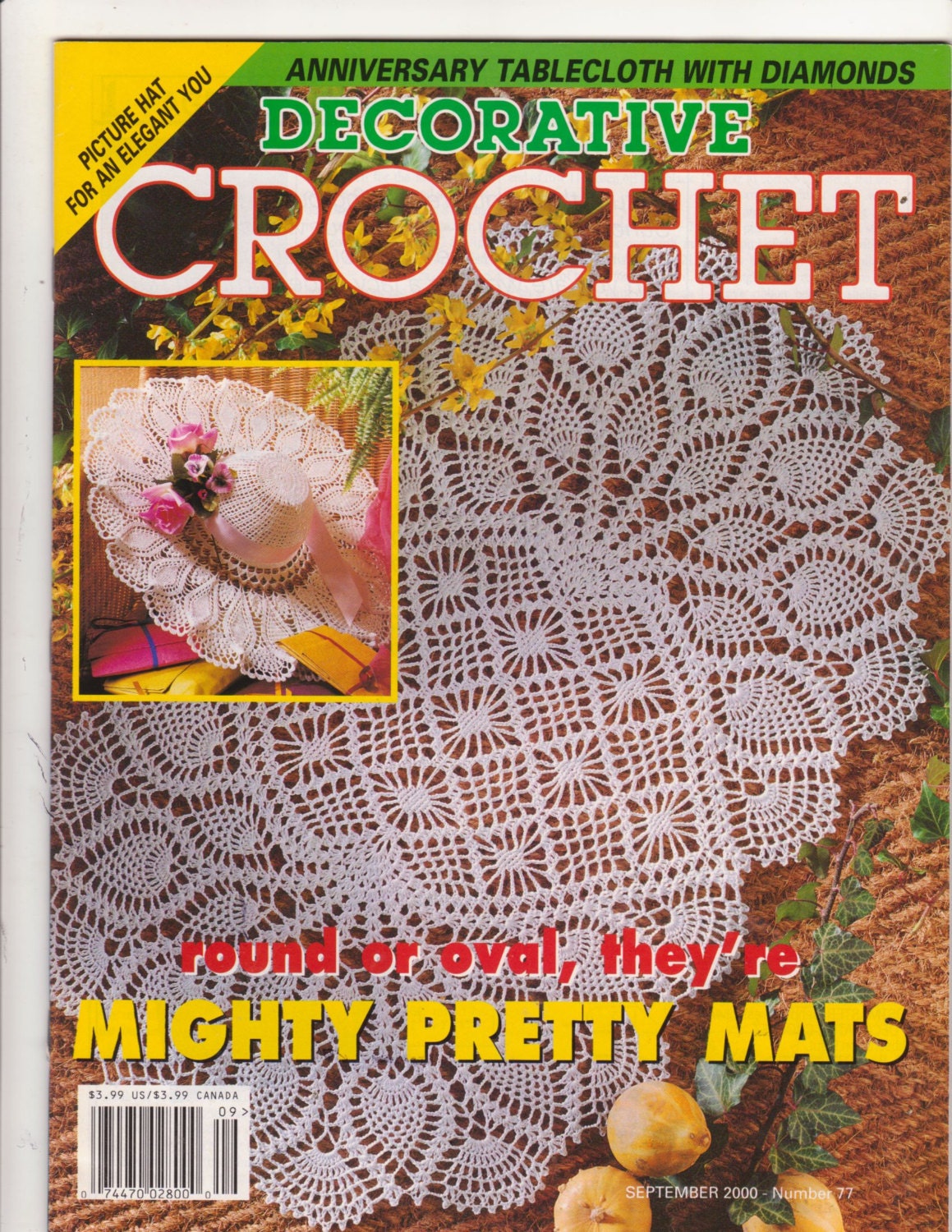 Decorative Crochet Magazine 77 Sept. 2000 Beautiful Lace