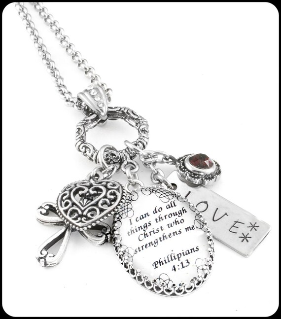 Christian Verse Bible Jewelry Bible Verse Custom Scripture Necklace