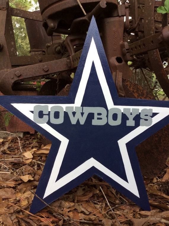Dallas cowboy yard art