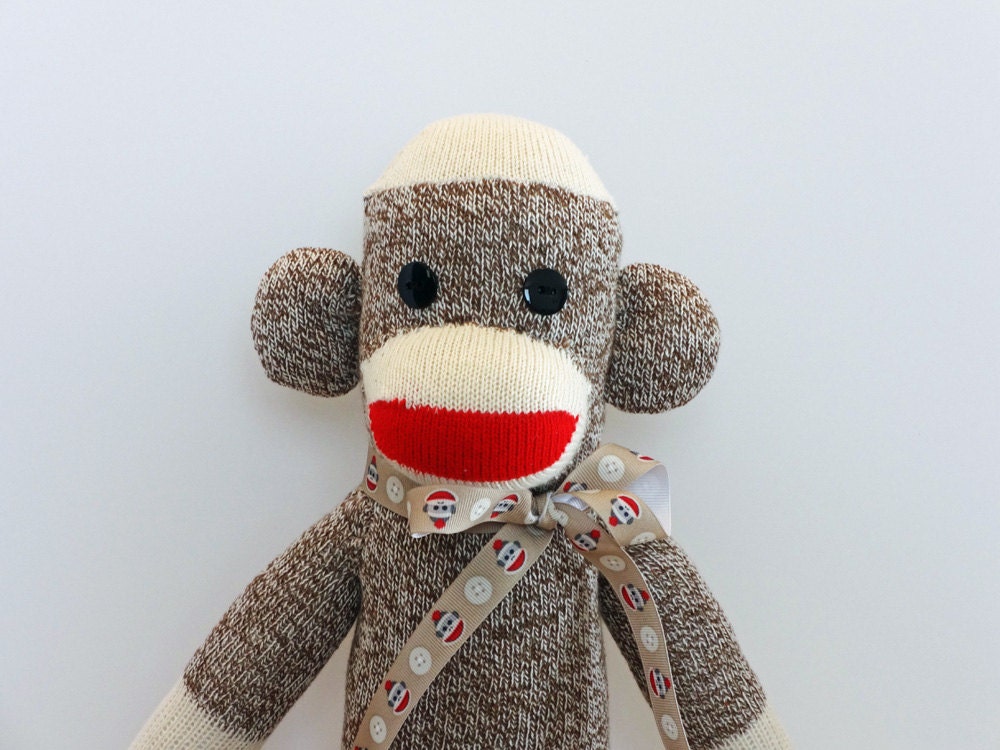 traditional sock monkey