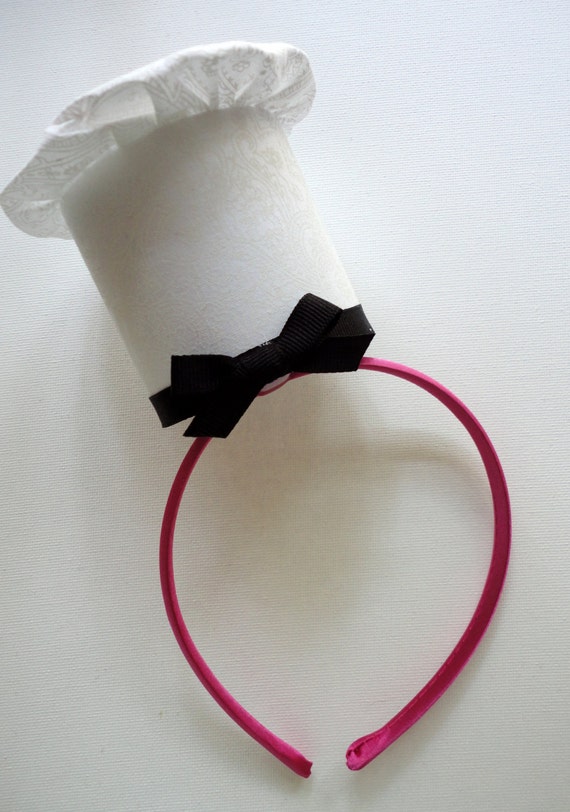 Items similar to Mini Preppy Chef Hat Headband on Etsy