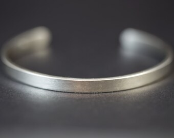Silver Bangle, Men's Silver Bracelet, Cuff Bracelet, Silver Bracelet Women, Sterling Silver Bangle, Cuff Bracelet Silver, Silver Bracelet