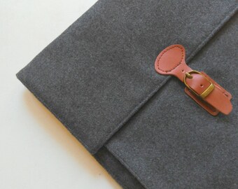 Laptop Case, Laptop Sleeve Cover, for MacBook 11inch - 15inch and other laptop models. Wool/Padded.