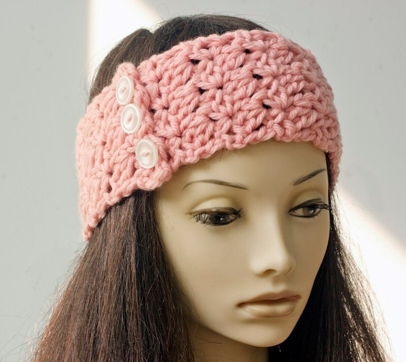 Three Headband Crochet Pattern Beginner Crochet by beadedwire
