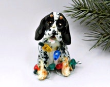 bluetick coonhound figurine