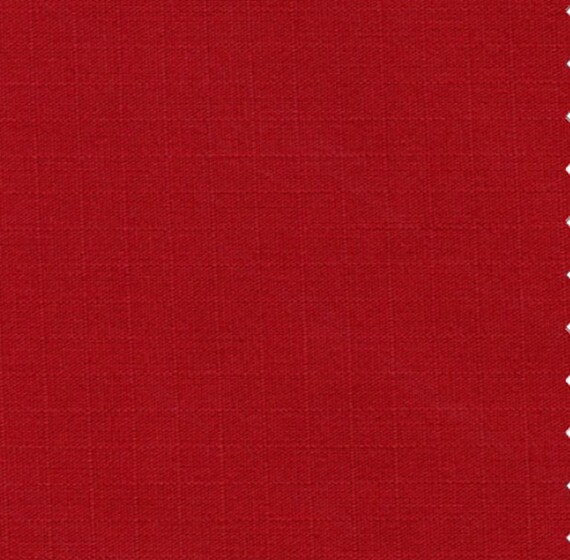 60 Inch Wide Cotton Ripstop Fabric RED By The Yard