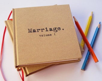 Our First Anniversary Journal · First Anniversary Gift · Marriage Volume 1 · Paper Anniversary Gift · Anniversary Keepsake · Gift for Bride