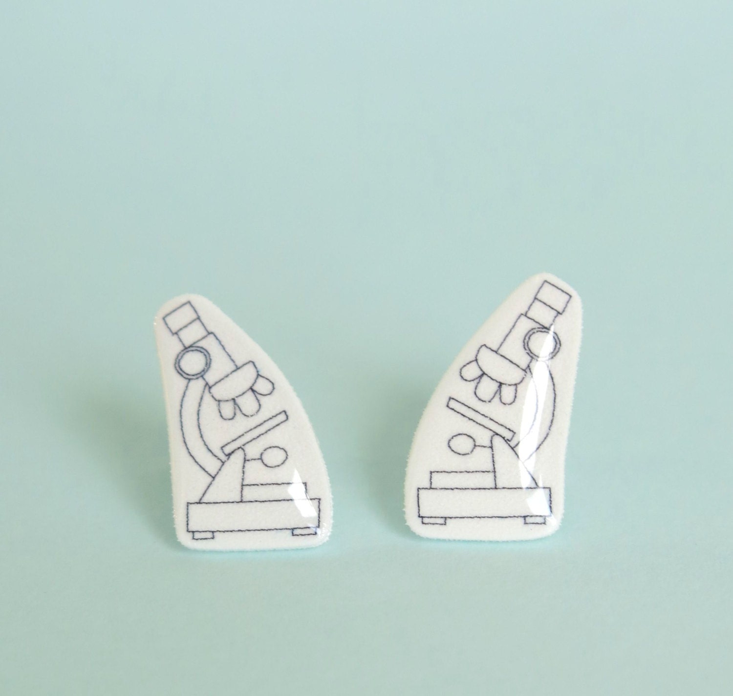 Microscope Earrings