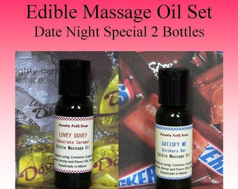 Massage Oil - Edible Massage Oil - Sensual Massage Oil - Gifts For Boyfriends - Gifts For Girlfriends
