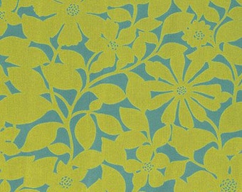 7 SCHUMACHER Fabric BORA BORA in Lagoon Made in France