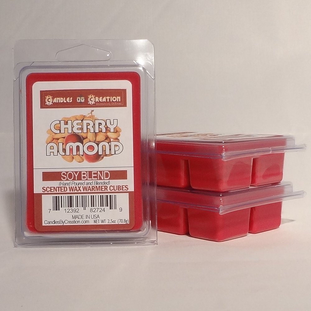 Cherry Almond Scented Wax Cubes wax melts by candlesbycreation