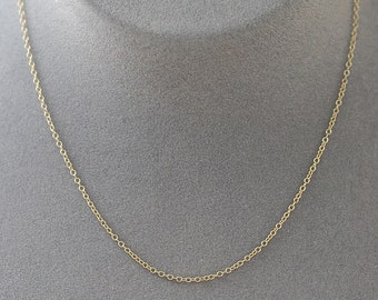 20" Gold Chain - Simple Gold Chain - 14k Gold Filled Chain - Chain with Clasp - Gold Chain - Chain for Pendant - Extra Chain - Gift