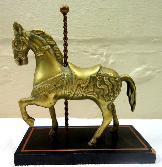 Mid Century Carousel Horse Statue