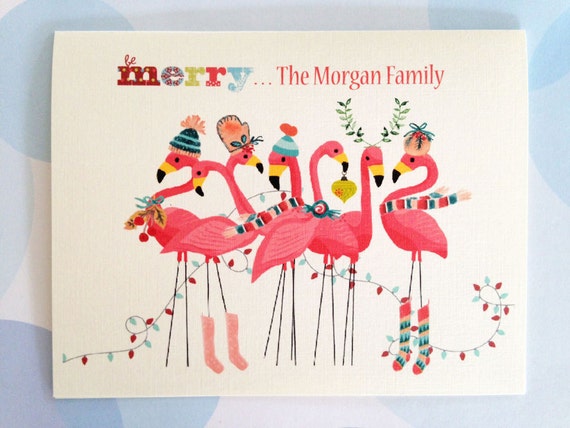 Personalized Christmas Cards Custom Holiday Card Set of 10
